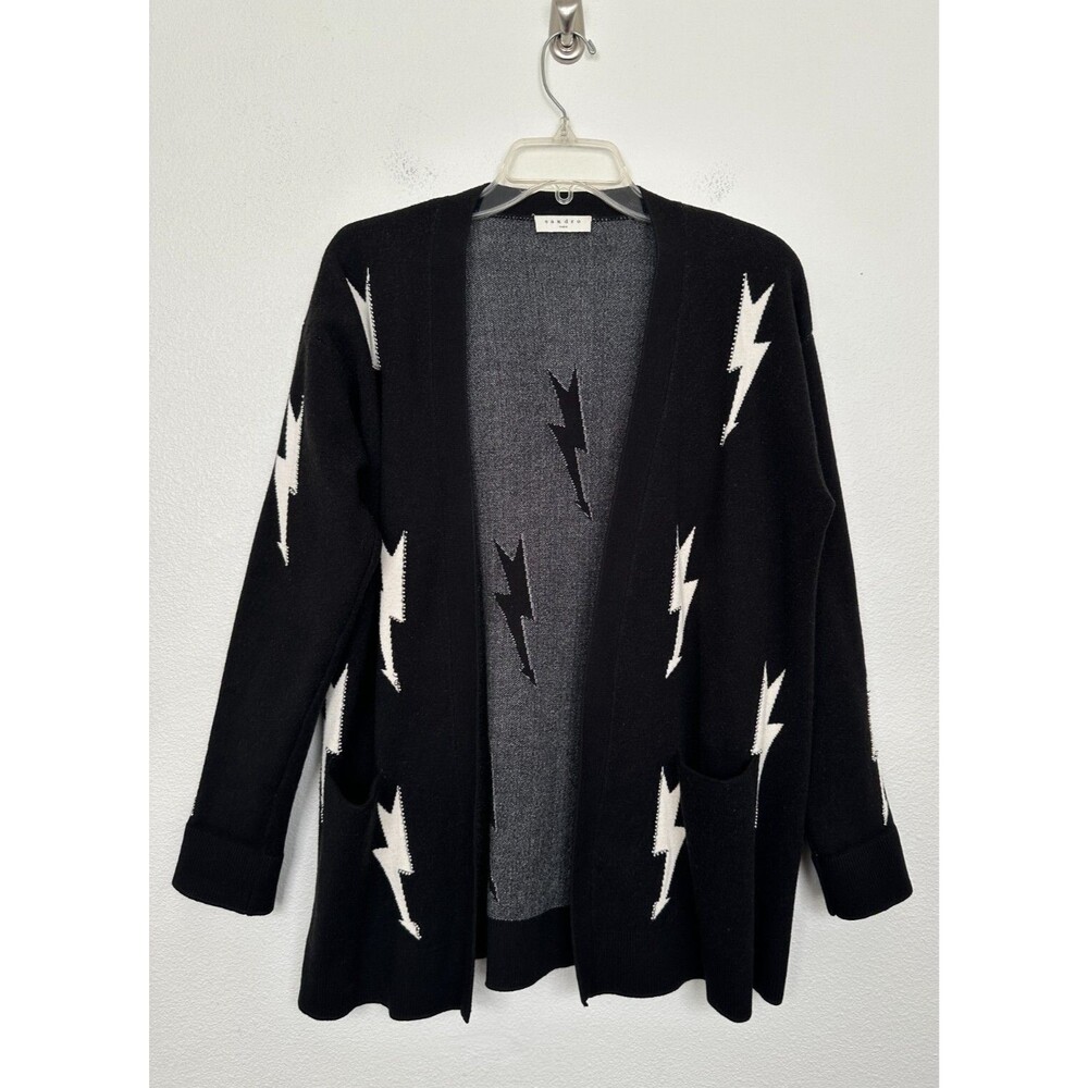 Sandro Juste Lightning Bolt Open Front Blazer Bea… - image 1